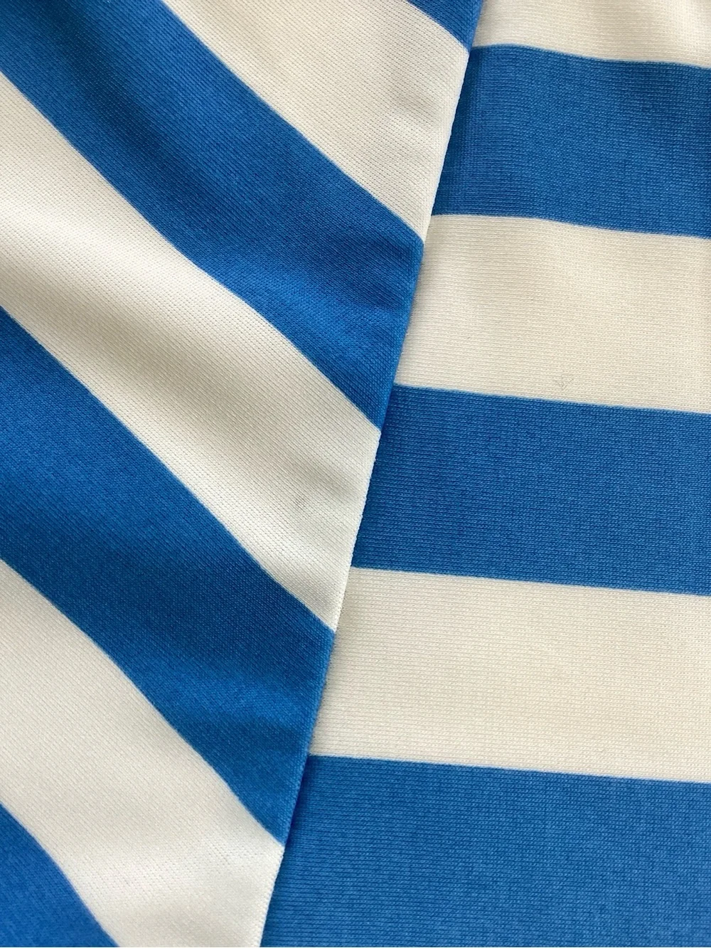 Hanna Andersson Blue and White Striped Two Piece Swim Suit